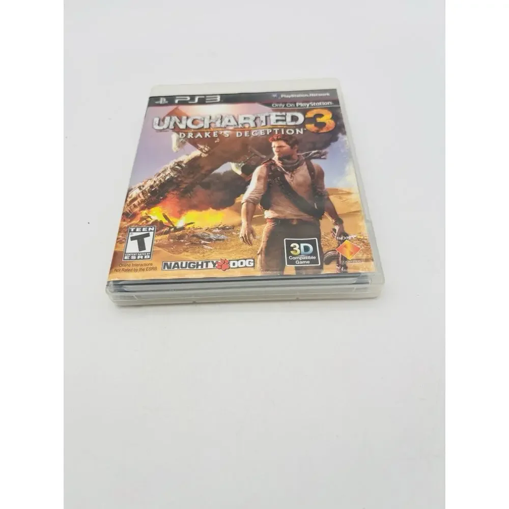 Uncharted 3 Drake's Deception Playstation 3 PS3 Complete in Box VG Condition
